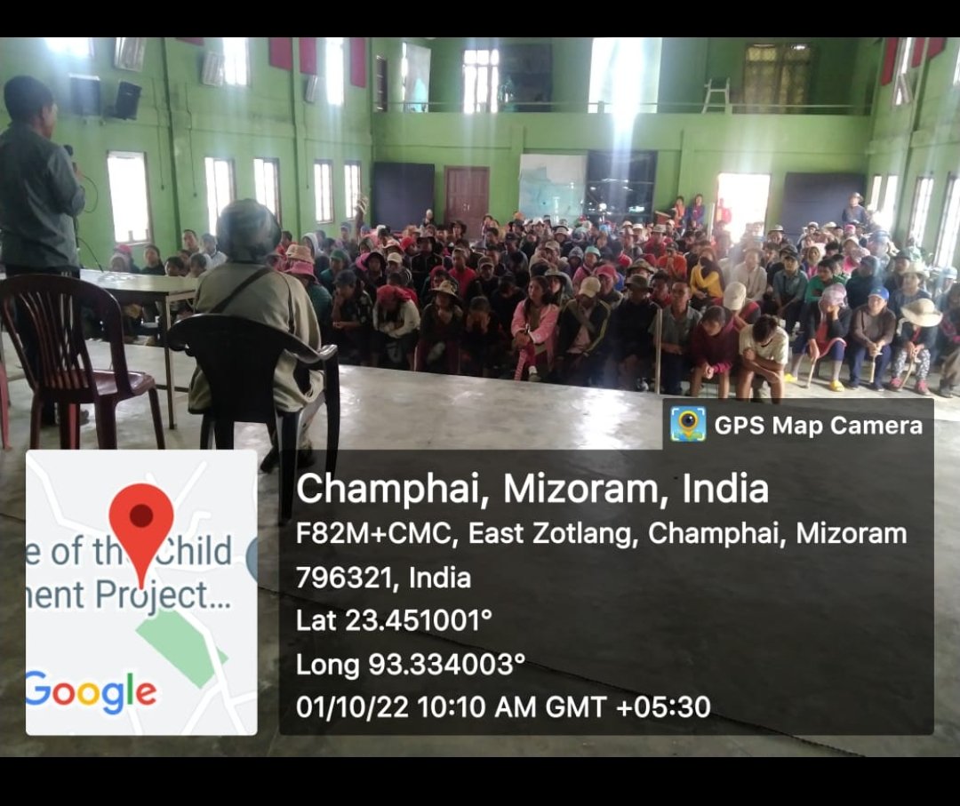 sbmuudpacpi's tweet photo. Workshop on Segregation of Waste at Source conducted by UD&amp;PA, Champhai at Zotlang,Champhai on Opening of Cleanliness Week
#MizoramCleanlinessWeek2022
#SwachhataDiwas
#WasteSegregation
#SBMSWAS2022
#SwachhMizoram
#SwachhSurvekshan2022 Champhai https://t.co/u98dITPNZK