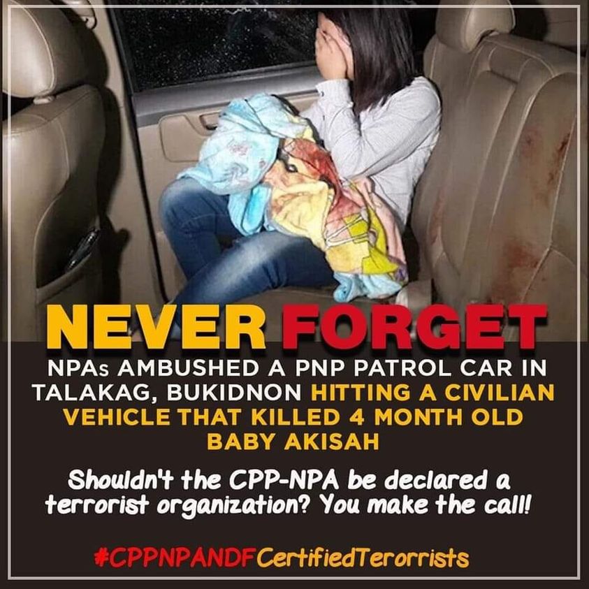 Bessie_2012's tweet photo. Ito ang dapat na never forget. Hindi pa terrorists daw yang mga yan, sabi noong RTC judge. https://t.co/ySzgt5Bcek