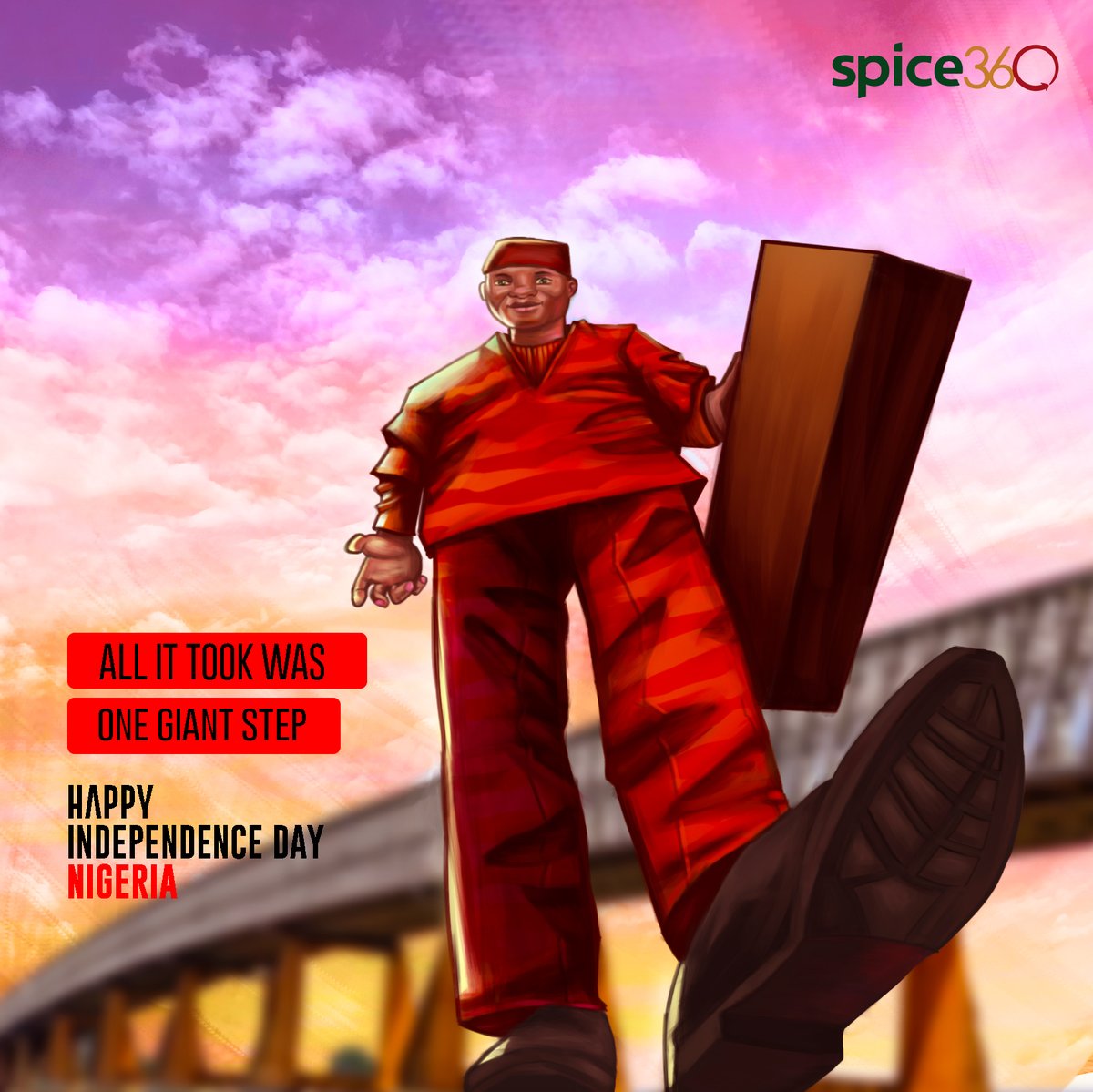 Spice360City's tweet photo. #NigeriaAt62 https://t.co/Jyu8InMuxV