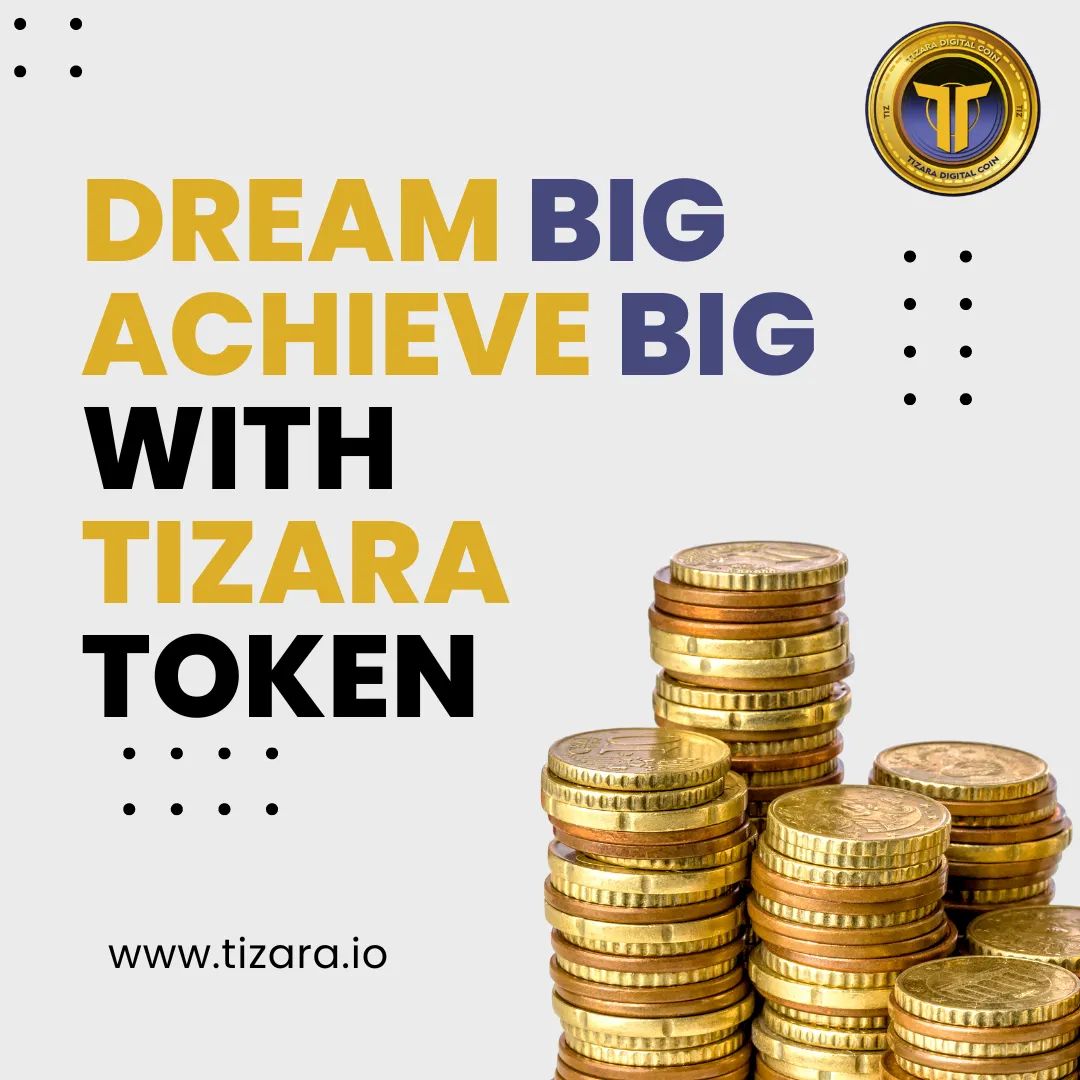 TIZARA 

*Register now and get Free Air Drop, On Registaration get 25 Token*
🪙🪙🪙🪙🪙🪙🪙

 Refferal you will get Additional 25 Tokens* 
🪙🪙🪙🪙🪙🪙🪙

*TIZARA will Bang very soon in crypto so donot miss this Airdrop*

*Make big team in Air Drop*
tizara.io/Dashboard/Regi…