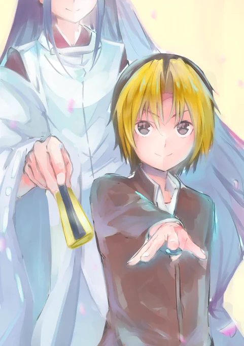 #このタグを見た人はラフとその完成絵を見せる 