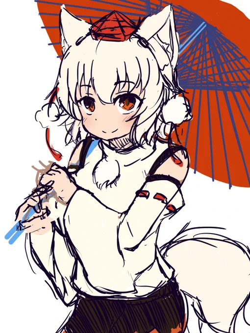 びふぉーあふたー#東方Project  #犬走椛 