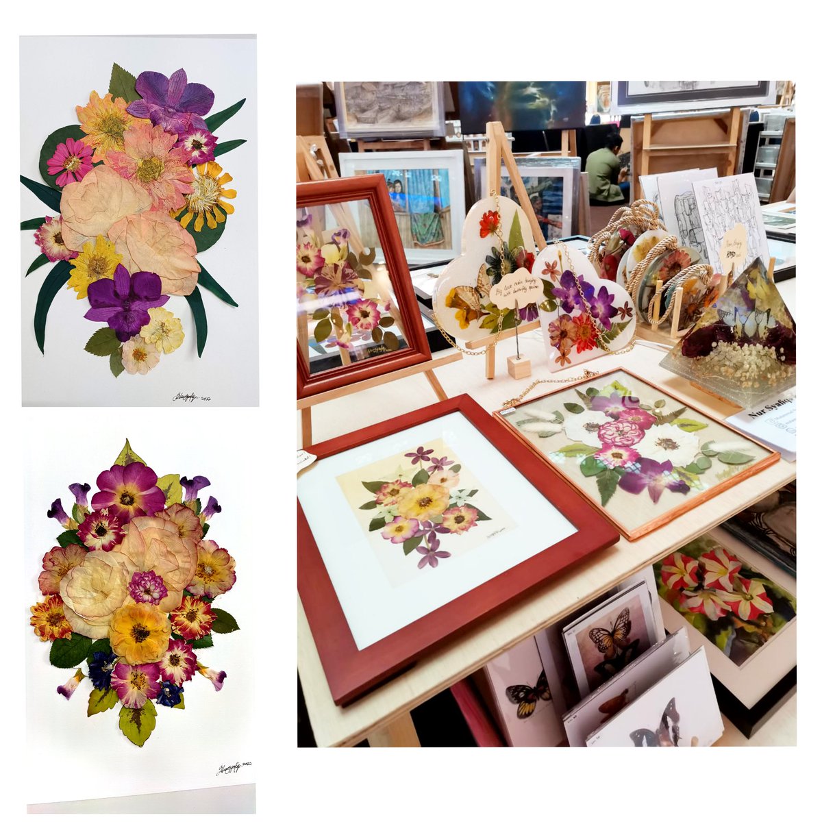 Hi guys, come to see my art &amp; craft at The Curve Damansara  30 Sept- 9 Otc 2022.

#artist #fineart #pressedflower #resinart