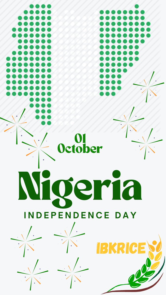 IbkRice's tweet photo. Happy Independence Nigeria 🇳🇬

  #October1st https://t.co/Zr6LIXo4Yi