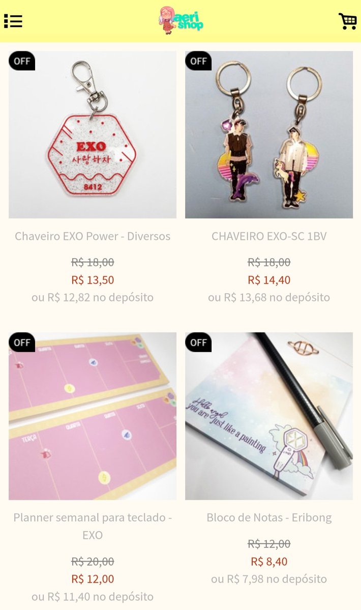 AERISHOP | QUEIMA DE ESTOQUE tweet media