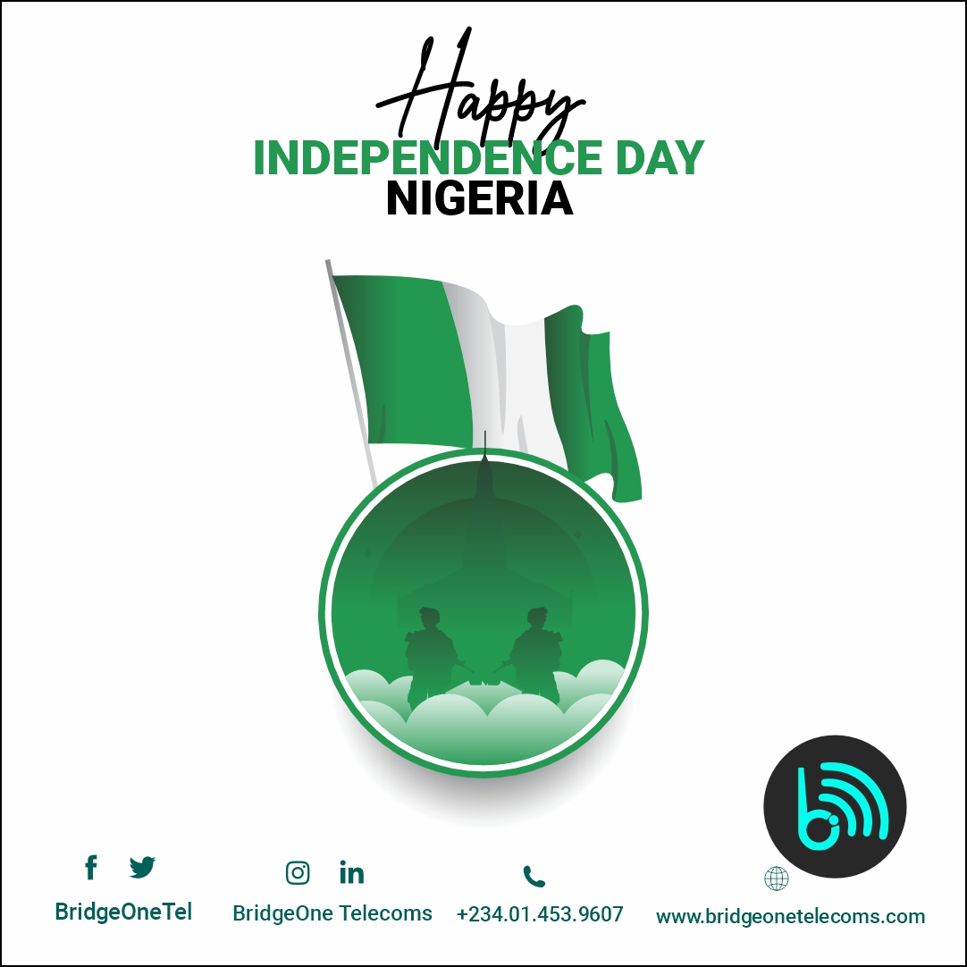 BridgeOneTel's tweet photo. Freedom in mind, Faith in our heart, Memories in our souls. Let’s salute the Nation on Independence Day!

 #abeokutavendors #ispabeokuta #moviepick #ISPNigeria #BridgeOneTelecoms #isplagos #ISPinabeokuta #abeokuta #abeokutabusiness #dedicatedinternet #independenceday https://t.co/JnMyxM1Ihw