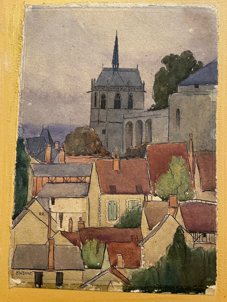 Illnevertrend's tweet photo. Eveline Syme #artgallery #artnews #painting #watercolour #Artoftheday #paintingoftheday #lostart #foundart #WomenInArt  #EvelineSyme https://t.co/sSnCFGN2ln https://t.co/gEAJPIZQ4g