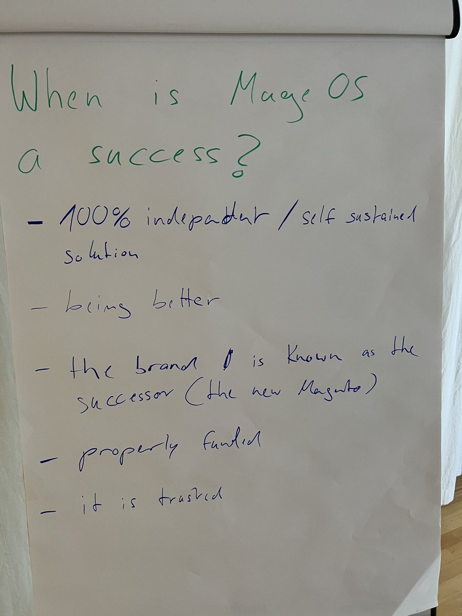 Thanks <a href="/VinaiKopp/">vinai.phtml 🌻</a> and all attendants for your stopping by to discuss about your expectations for <a href="/mage_os/">Mage-OS</a> . Here are the notes #mageuc22