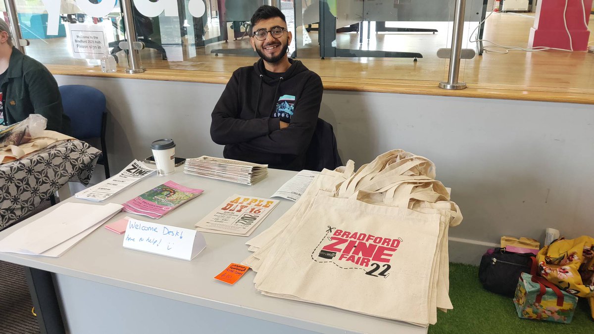 Our Welcome Tables are happy to meet you and answer any questions you might have. #BZF2022 #bradford2025