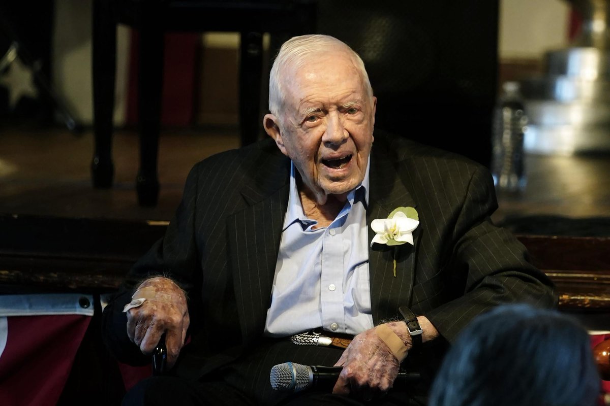 plwkyblue's tweet photo. Happy Birthday to President Jimmy Carter.  Most successful former President. https://t.co/6fwMTaLFHj https://t.co/M6vTknSlfV