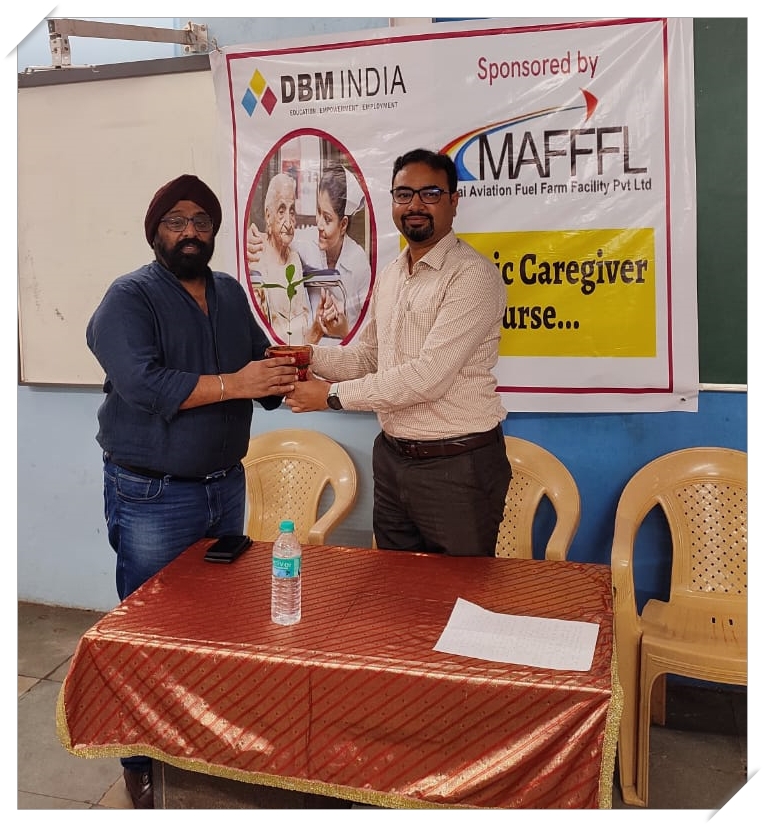 MAFFFL_Mumbai's tweet photo. Inauguration of the batch of Geriatric Caregiver Course on 21st September 2022, under MAFFFL's CSR initiatives through Navasrushti International Trust (DBM India).
#MAFFFL #CSRintiative #dbmindia https://t.co/9s3QNemZtF