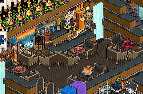 OfficialHabboUN's tweet photo. 👻 It's getting spooky here in base! Hope you are having a great weekend like us! 🎃 @Habbo #Habbo #HabboUN https://t.co/vkW4bZtpgQ