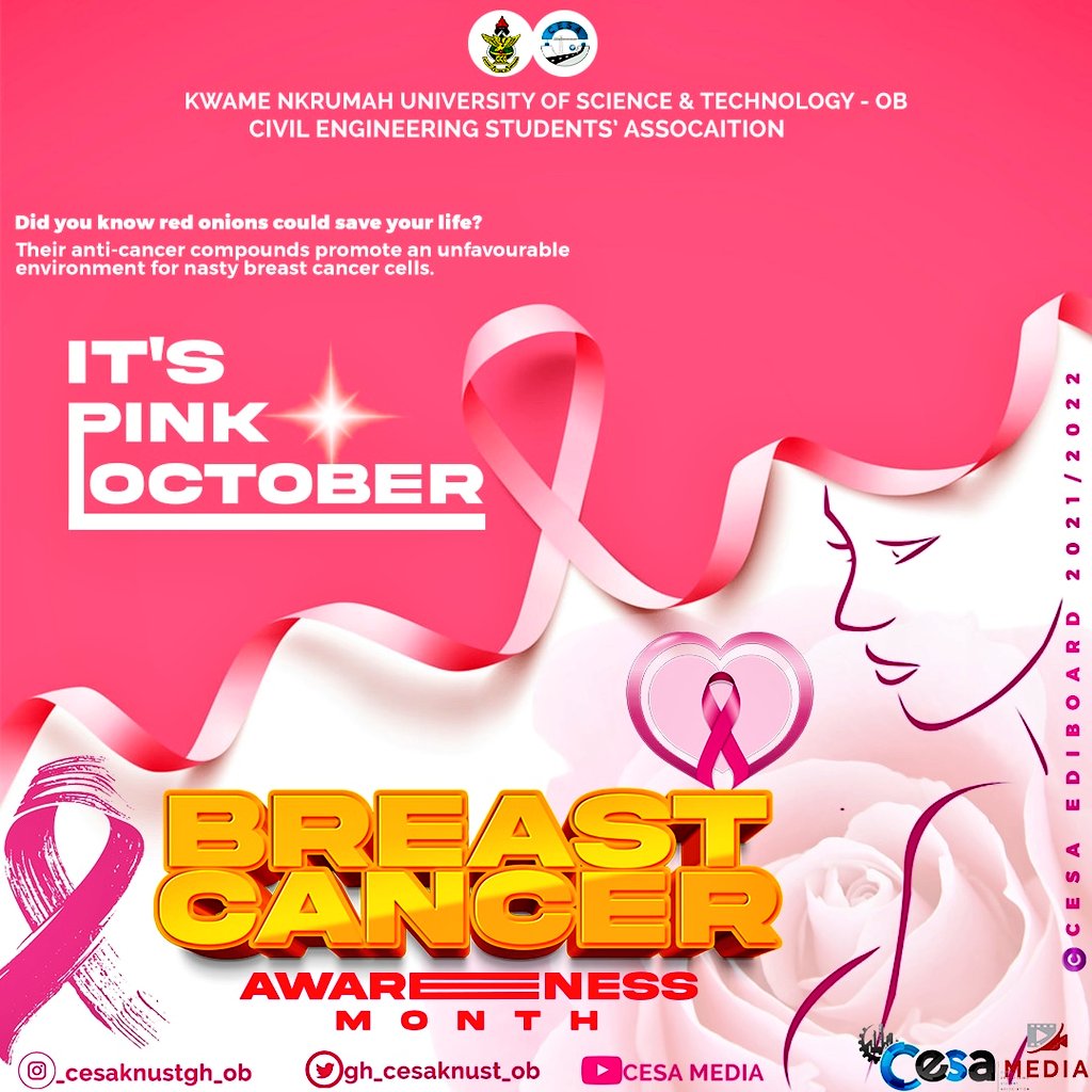 Every ribbon makes a difference. 
Feel for lumps, Save your Bumps👩🏾‍🦱👩🏾‍🦰👩🏼👩🏻👩🏿👩🏾👩‍🦱👩🏿‍🦱👩🏽‍🦰👩🏿‍🦰👩🏼‍🦱👩🏽

#cesabreastcancerawarenessmonth 
#cesaediboard20212022 
#awarenessispower✊