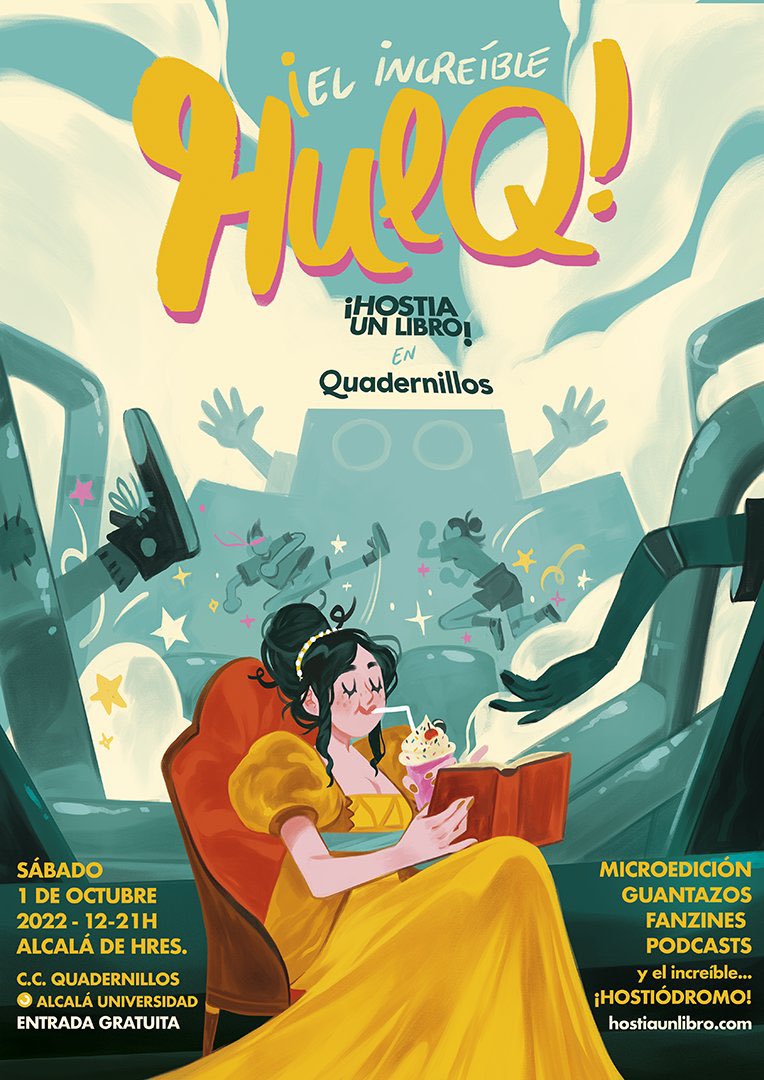 TeresaPGarcia's tweet photo. Estoy por la #HULQ hasta por la tarde para ver cómo firma @rorower_ con @InsomniaEd ❤️ https://t.co/CLe1ls5ZWI
