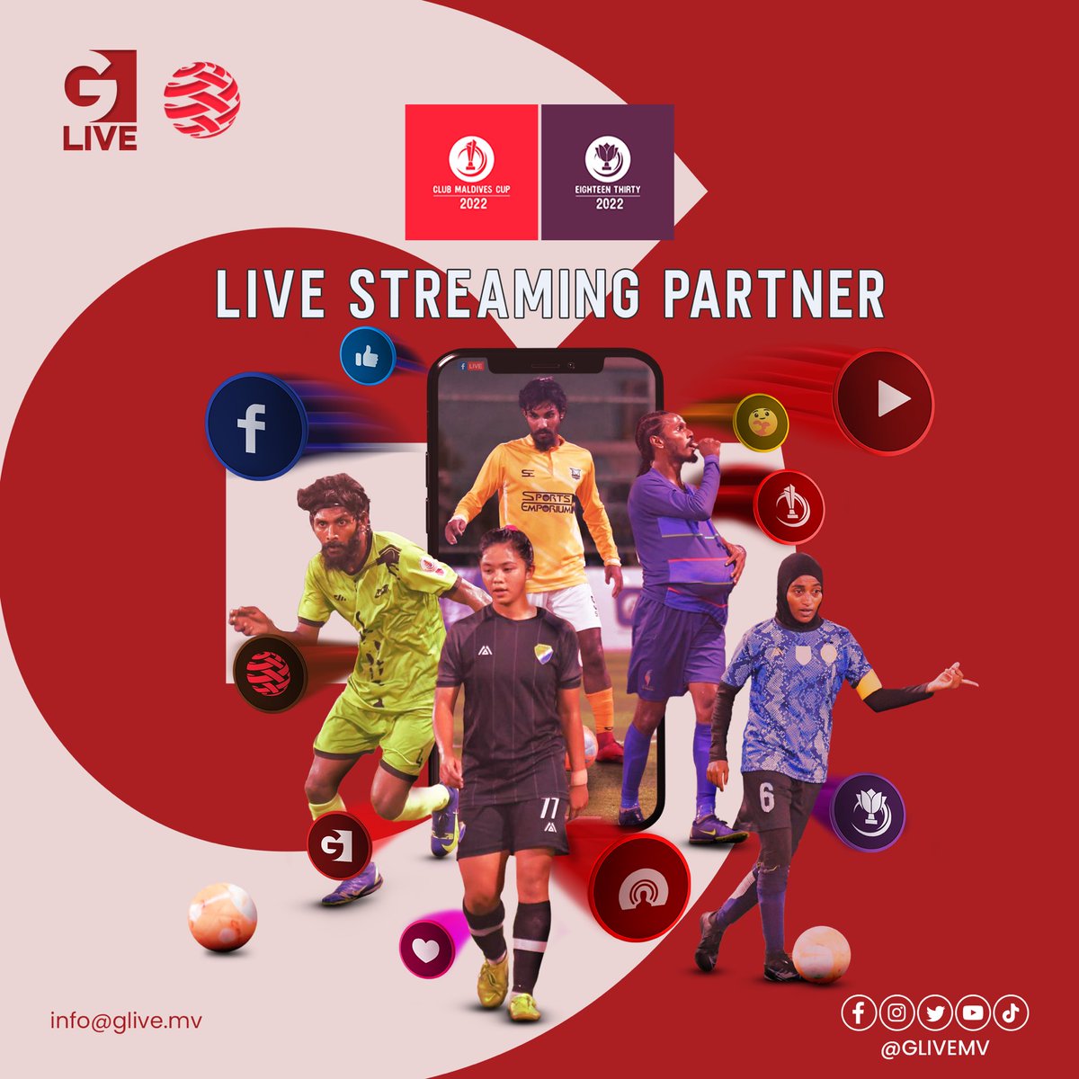 Glive is the Official Live Streaming Partner for the Most Prestigious Futsal Tournament in Maldives! 🤩⚽️ <a href="/ClubMaldives/">Club Maldives</a>