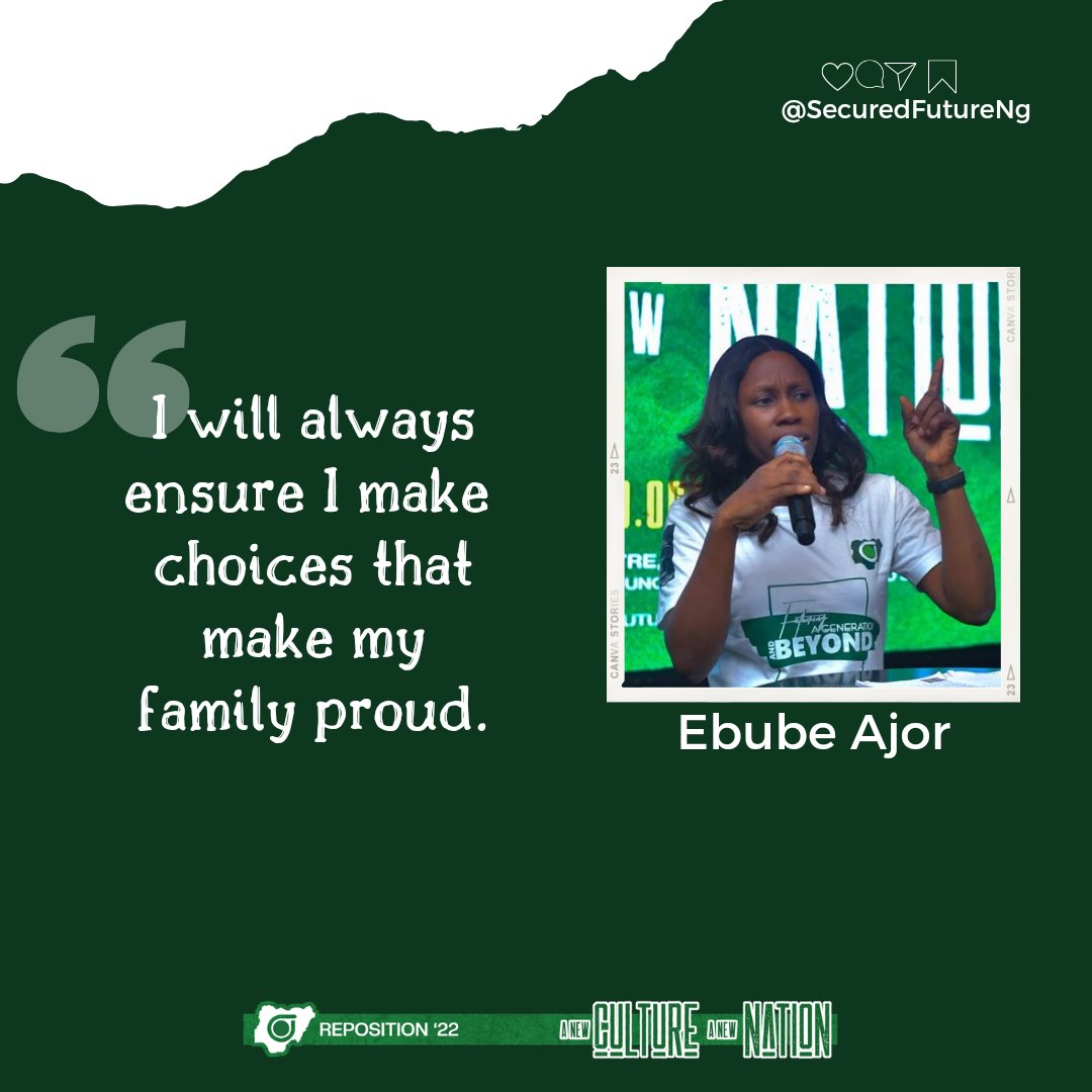 SecuredFutureNG's tweet photo. Nuggets from our first speaker, Ebube Ajor

Join the live stream
https://t.co/QpUWqxw7jS

#AnewcultureANewNation
#TheRepostionSummit2022
#independencedaynigeria
#SecuredfutureNg https://t.co/KpsdJVCaN8