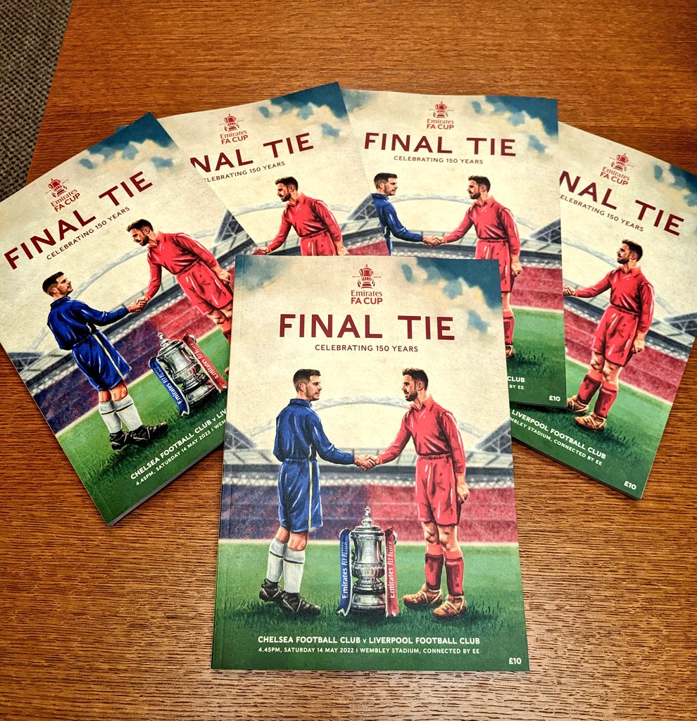 Competition Time! What do you call a flock of FA Cup final programmes?' For a chance to win a signed copy of my illustrated #LFC winning 150 year anniversary programme like, follow me and retweet. 5 winners will be picked at random tomorrow. Good luck! #LiverpoolFC #FACup #YNWA