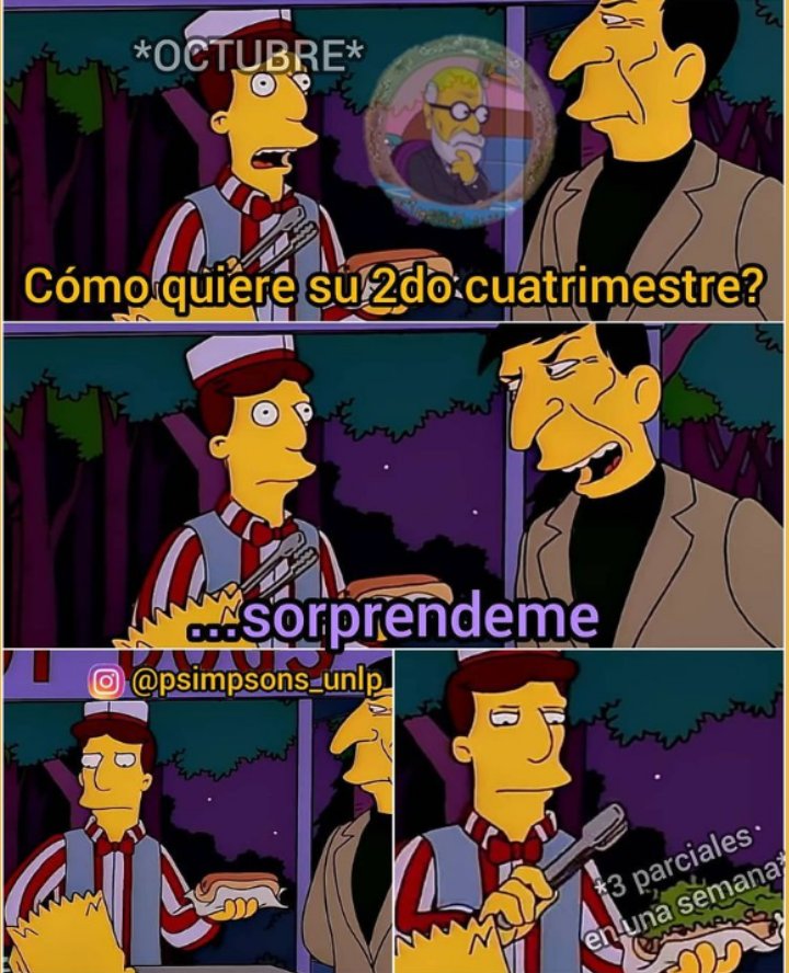 PsimpsonsU's tweet photo. Octubre no te tenemos miedo!!! #Octubre #Memes #Simpsons #Universidad #parciales #finales #octubredeterror https://t.co/EbbvJmQBm6
