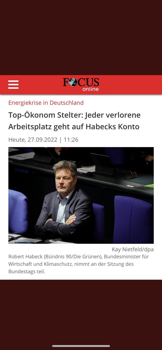 In der Welt, in der an allem Grüne schuld sein sollen (Preise, Jobs, Energie), wird immer unterschlagen, dass die Grünen seit Jahren davor gewarnt haben, uns von Putin und Russland abhängig zu machen. Das bleibt fast immer unerwähnt bei berechtiger Kritik z.B. wg Atommeilern.