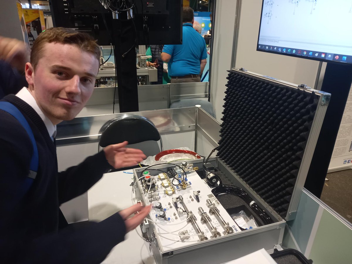 NewCrossC's tweet photo. This month our 6th years attended the World skills event in the RDS. The students were invited onto the 'Heroes Stage' and presented their entry to the CIF Design Challenge which placed 2nd overall in Ireland. 
Great achievement for our students! https://t.co/0AgwCYCCSF