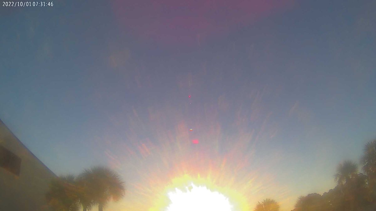 Buddy Taylor Middle School at sunrise and it's 60 F.