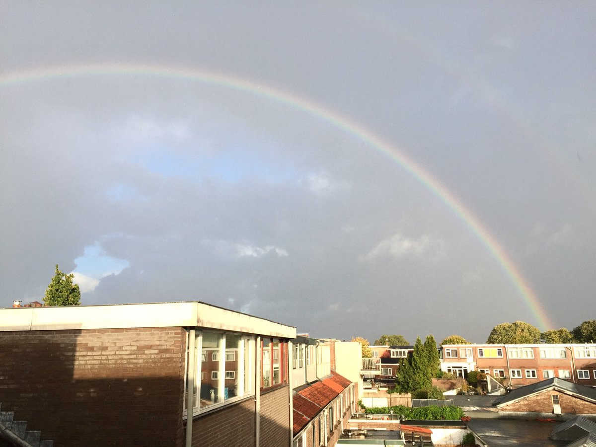 Yesterday marked the end of our #TransformativeResearch PhD course, book ended by two beautiful rainbows - the first morning of the course, and today with a few more hopeful patches of blue sky. I'm going to miss this wonderful bunch of human beings!🌈💛