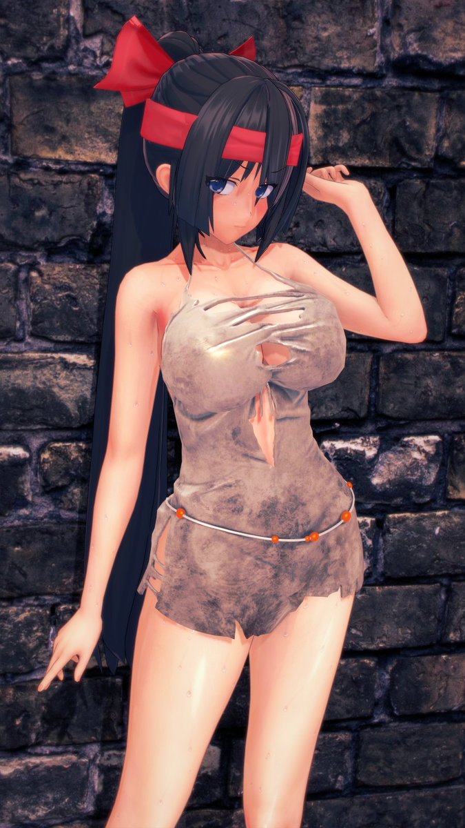 ぼろ布纏ったアサギちゃん 