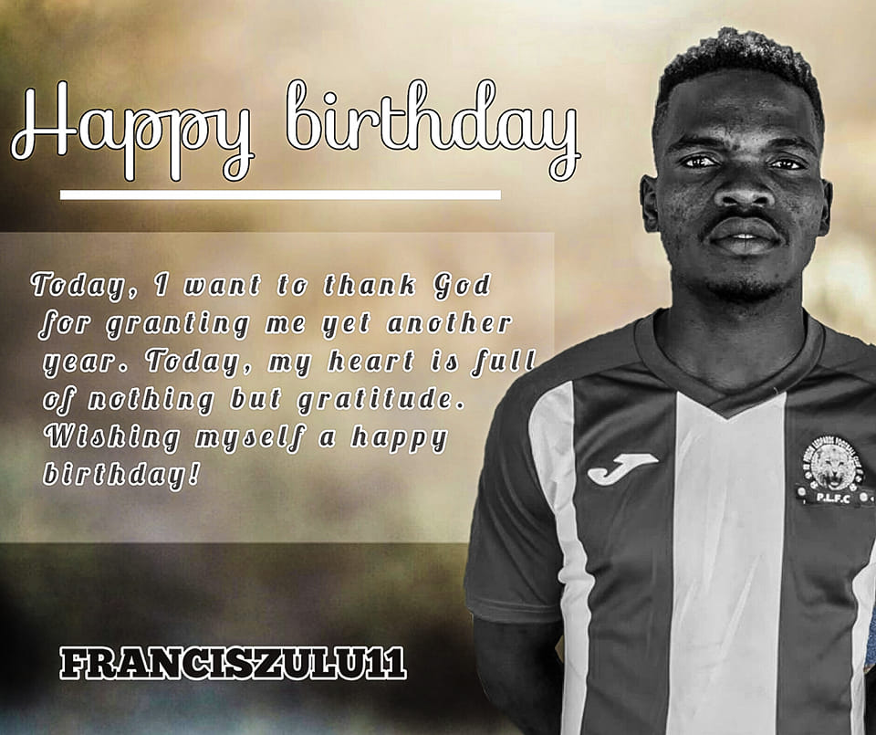 Happy Birthday to Xporus Sports Management client Francis D Zulu!