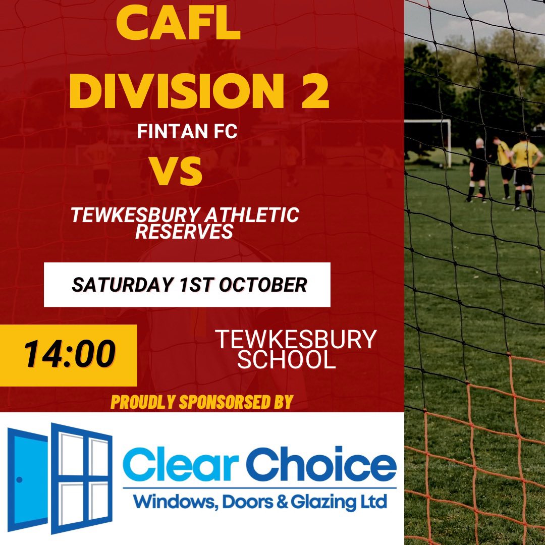 A short trip down the M5 to Tewkesbury school this weekend, where our firsts will be up against <a href="/FcTewkesbury/">Tewkesbury Athletic FC</a> reserves.
🔴⚫️