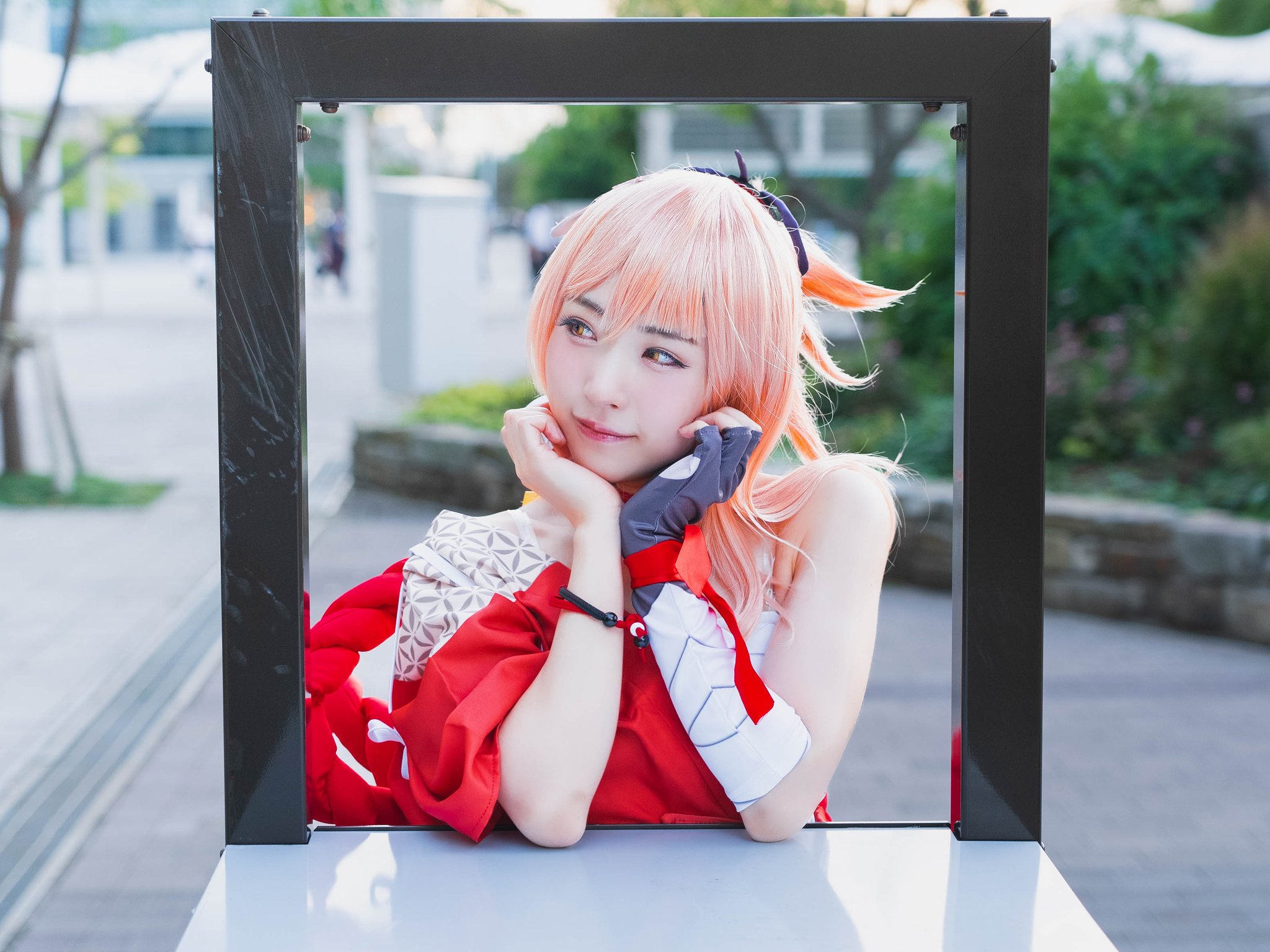 Yoimiya cosplay❤️ #GenshinImpact https://t.co/dZfXAcgnj4