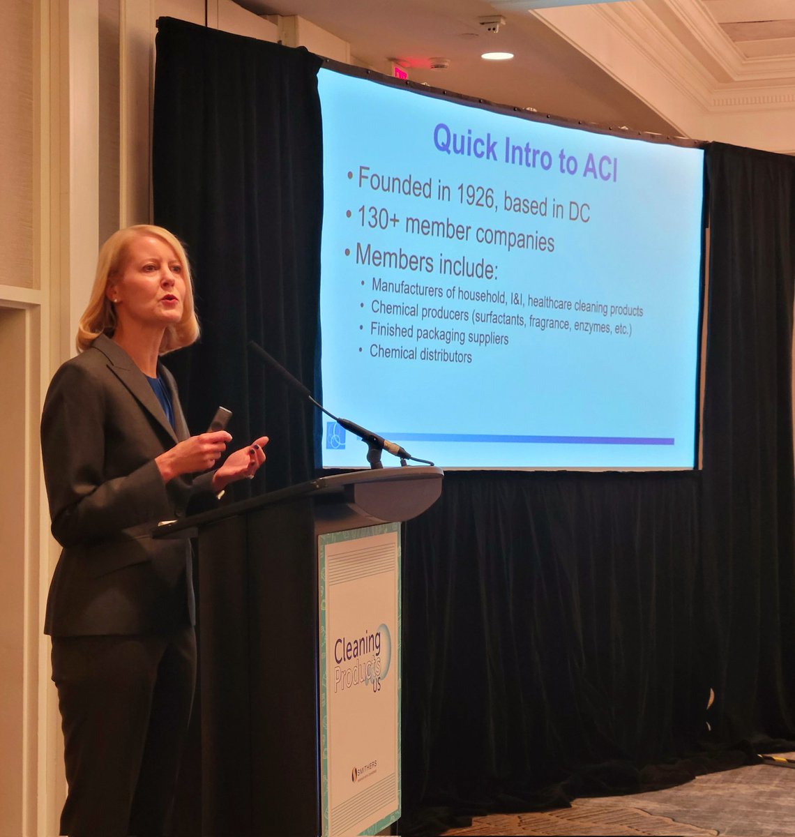 CleanInstitute's tweet photo. At Cleaning Products US Conference, ACI CEO Melissa Hockstad says the cleaning product supply chain remains resilient in turbulent times, is committed to sustainable innovation and is paving the way for transparency.
#CPUS22 https://t.co/CYMuNdKHZx