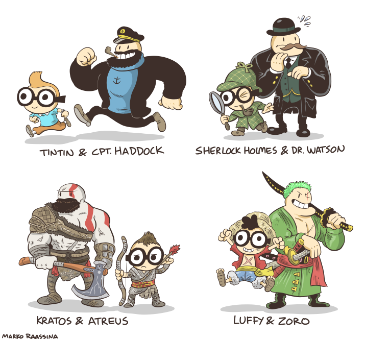 Since it's almost Spooky month, here's Nerd and Jock costumes from previous years (1/3) 