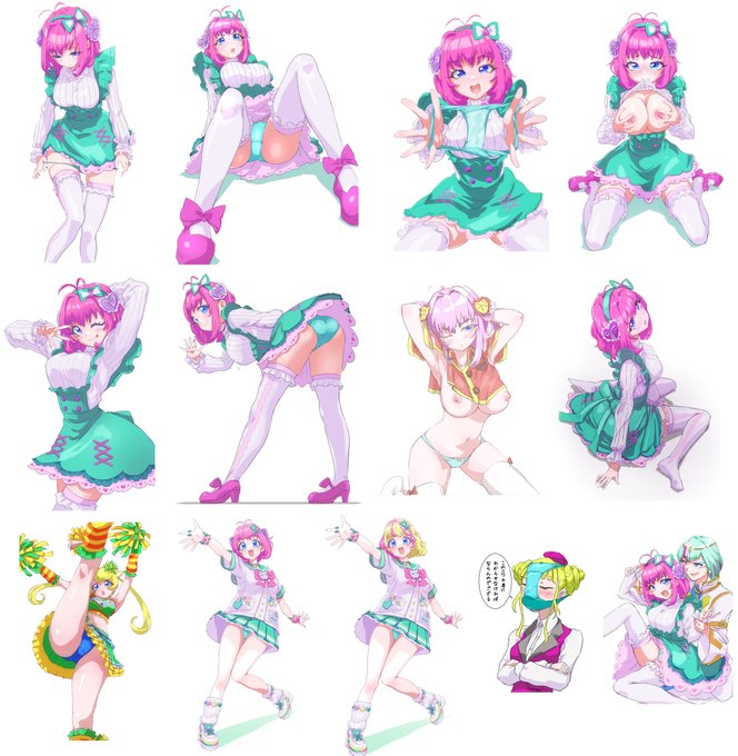 #今月描いた絵を晒そう 