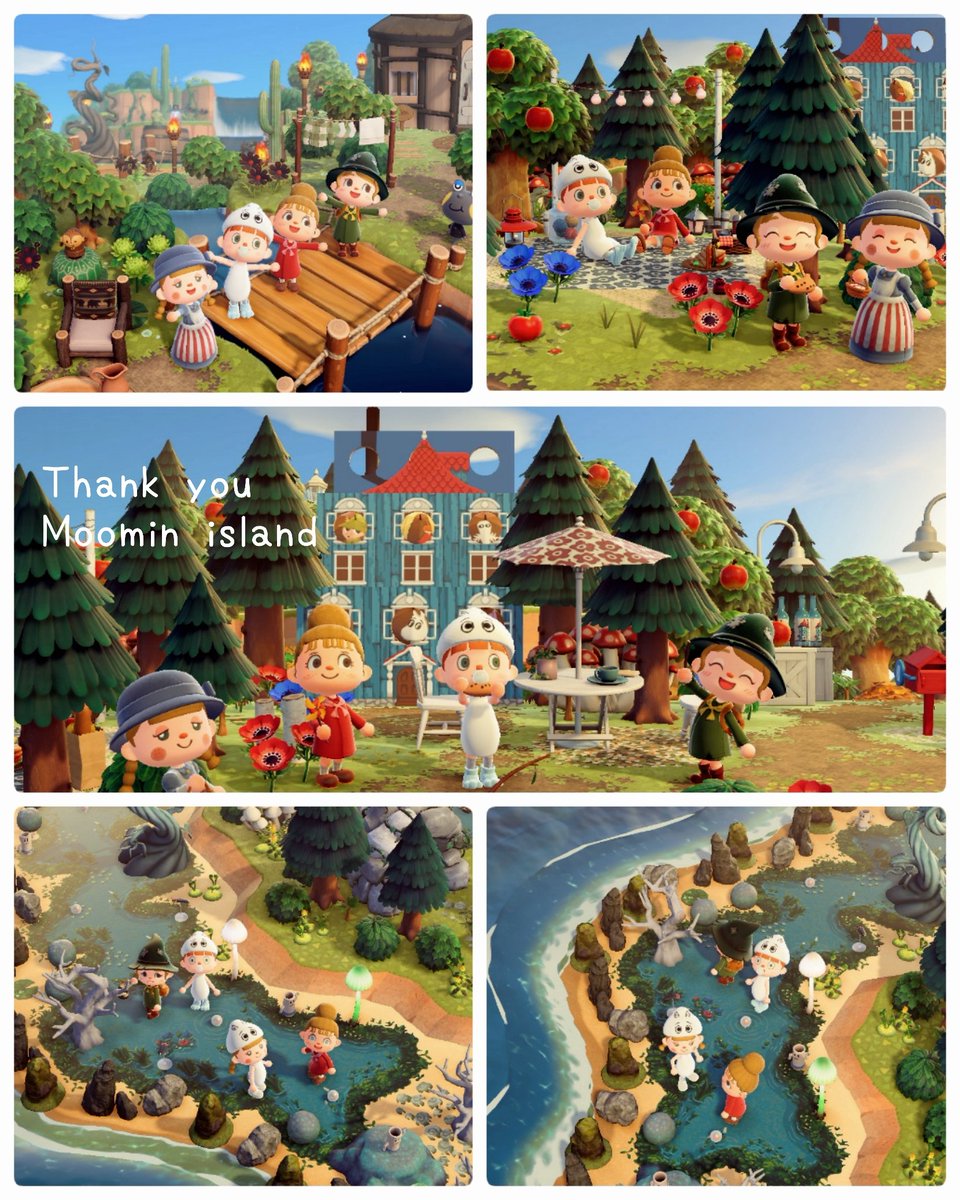 bikkuntou's tweet photo. 𖤥𖥧Moomin island👀..𖤣𖥧𓈒

あこちゃんのムーミン島に行ってきたよ🌼

どこもお世辞抜きで可愛いの
楽しい時間ありがとね

リアルでムーミンバレーパーク行ったの思い出したぁ🥺
#あつ森

↓ツリーに続く https://t.co/x7CPTBgRrf