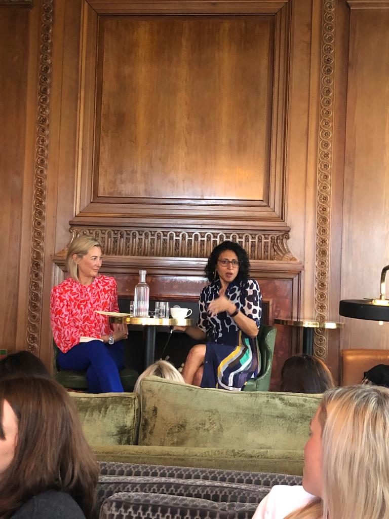 Wow, what a session from ex-CIA agent-turned-CEO <a href="/RupalYPatel/">Rupal Patel</a> in conversation with Kylie Reid of #eggedinburgh at today's packed Women on Top event! Especially loved the advice to "stop comparing yourself to others and just do you" 👏💪