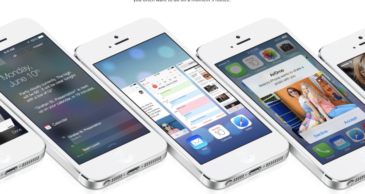 SamiFathi_'s tweet photo. Experiencing iOS 7 for the first time will be a memory I’ll never forget. Truly iconic. https://t.co/jUU1wzrL62