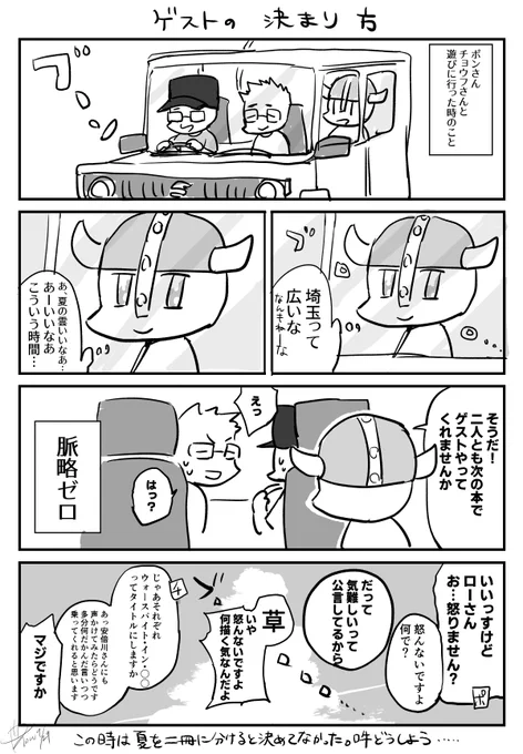 ゲストの決め方 