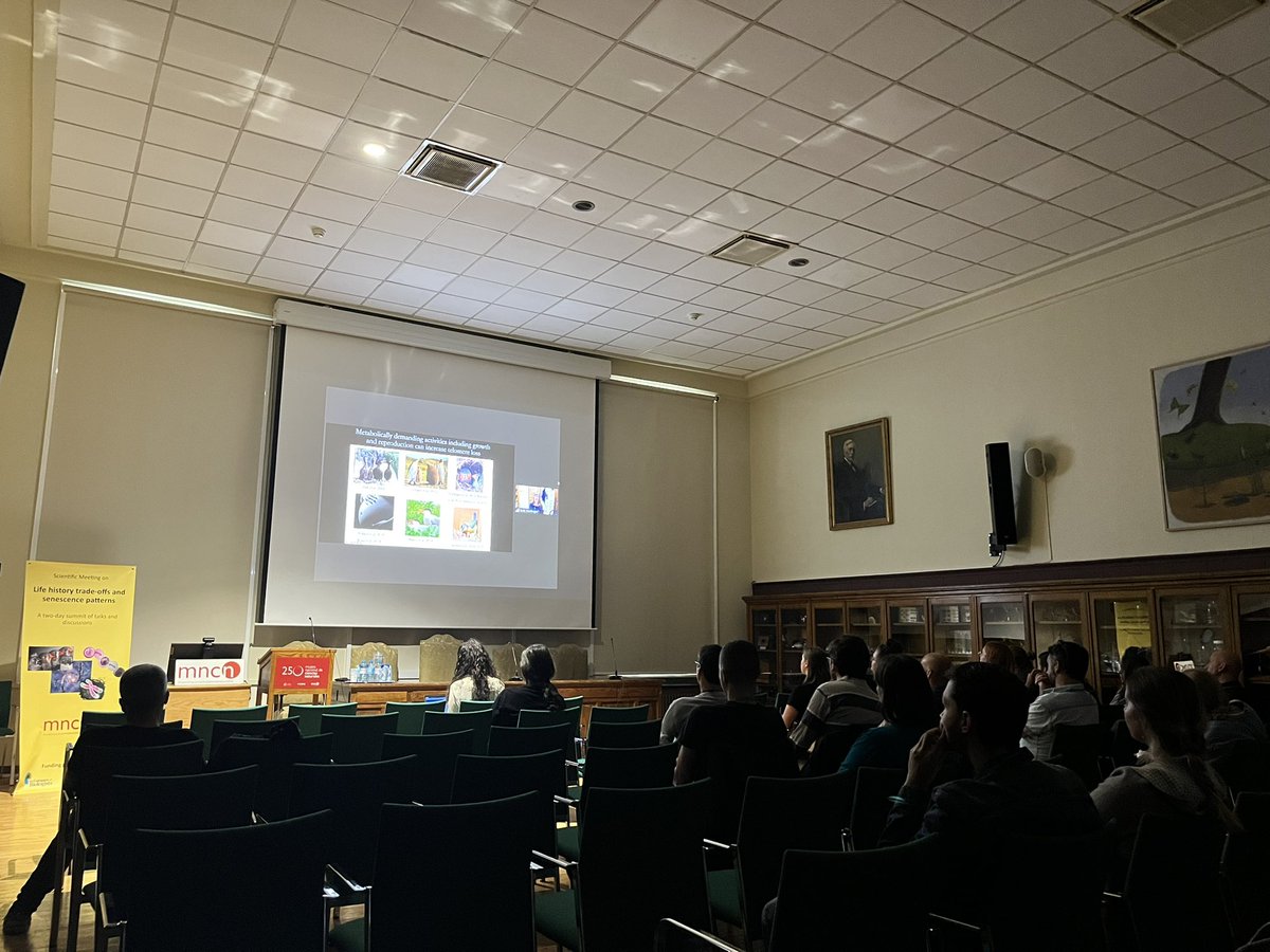 Currently enjoying Britt Heidinger’s online talk at our #senescencemechanismslifehistorytradeoffs symposium! <a href="/blanca_jimeno/">Blanca Jimeno</a> <a href="/Christina_Bauch/">Christina Bauch</a> <a href="/SEBiology/">SEB @sebiology.bsky.social</a> <a href="/ecoevol_MNCN/">Evolutionary Ecology</a> <a href="/mncn_csic/">Museo Nacional de Ciencias Naturales</a>