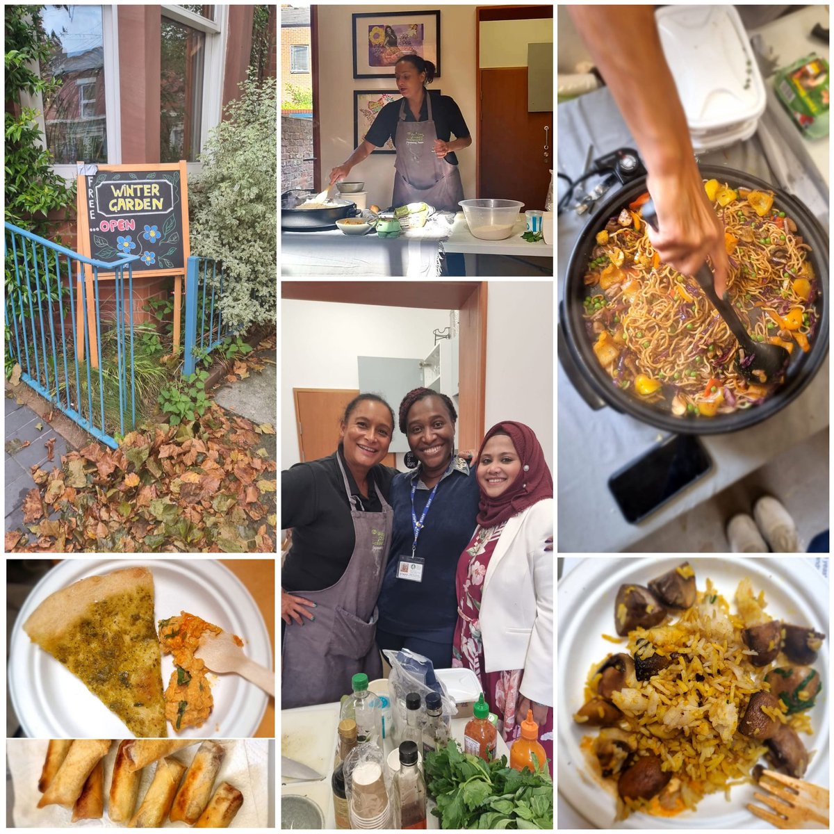 Our Outreach Worker Miatta is @GardeningGranby today 💚 Supporting our amazing Trustee Michelle @BaytreeCatering on her cooking demo for #WorldHeartDay as part of #BlackFest2022 Don't we all wish we were there 🤤😍 #CommunityEngagement #Workshops #FoodForThought