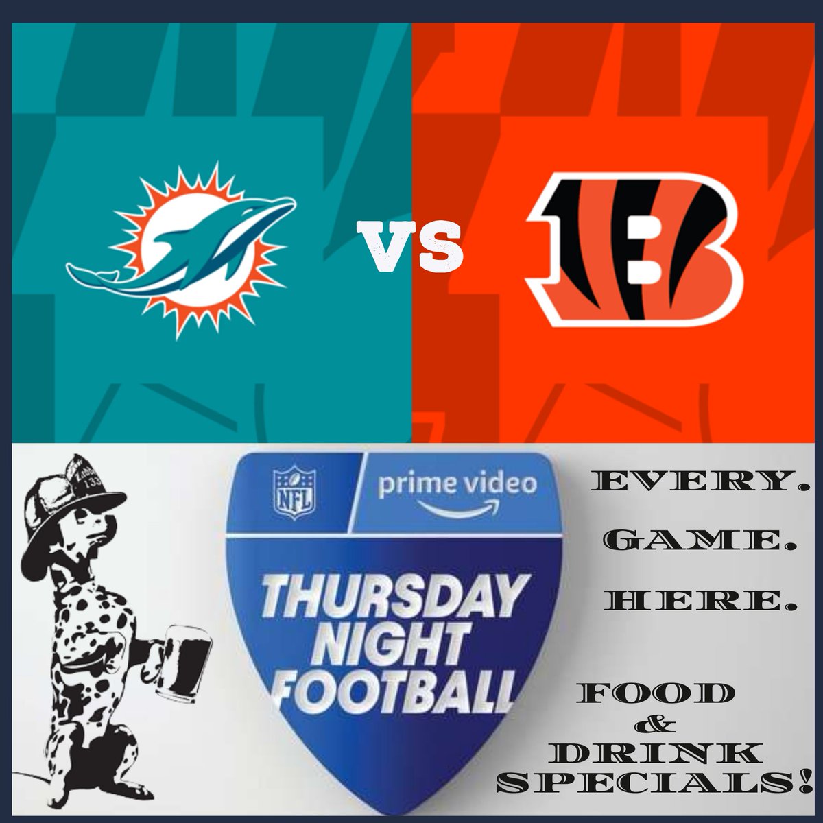 #ladder133providence #thursdaynightfootball #thirstythursdays #socialtimes #americanfootball #nflticket #footballfood #footballseason🏈