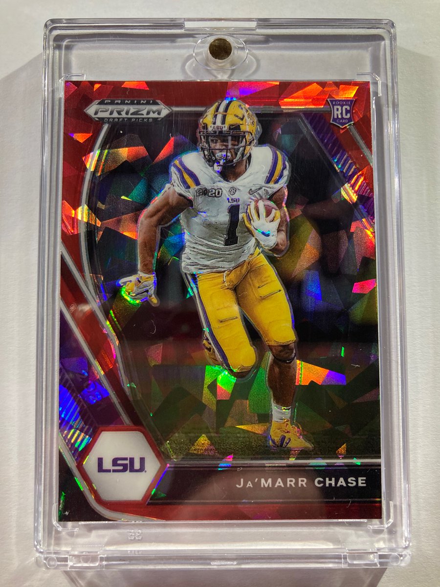 1218Sports's tweet photo. 🎁Appreciation Day Giveaway🎁

Winner will be picked Saturday

Rookie of the Year. Who Dey!!!

🔥Ja’Marr Chase Red Cracked Ice Rookie Card

To enter
1. Follow
2. Retweet
3. Like

@sports_sell #NFL #LSU #Cincinnati #Bengals https://t.co/t1PLBM5qrT
