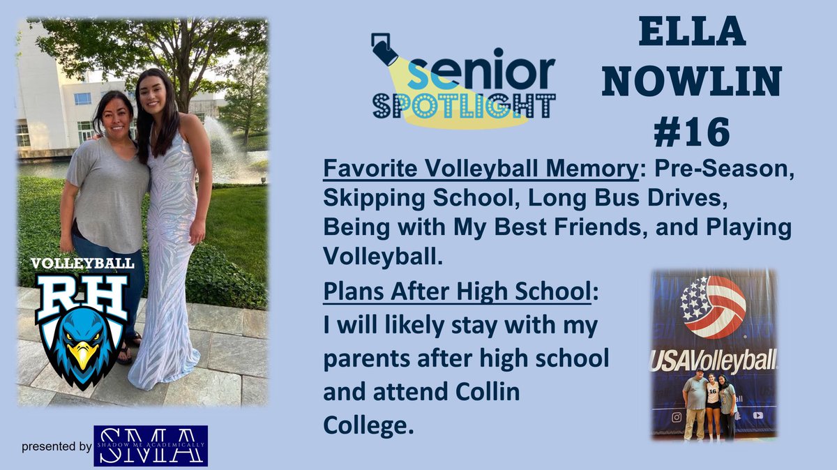 vb_hill's tweet photo. Week SEVEN of Our #WeeklySeniorSpotlight - Ella Nowlin #16
#FightRockFight
@RockHillHS
@RockhillMedia @PISD_Athletics
presented by #ShadowMeAcademically
https://t.co/jLN6JpBFof https://t.co/p9VgYGMcIr