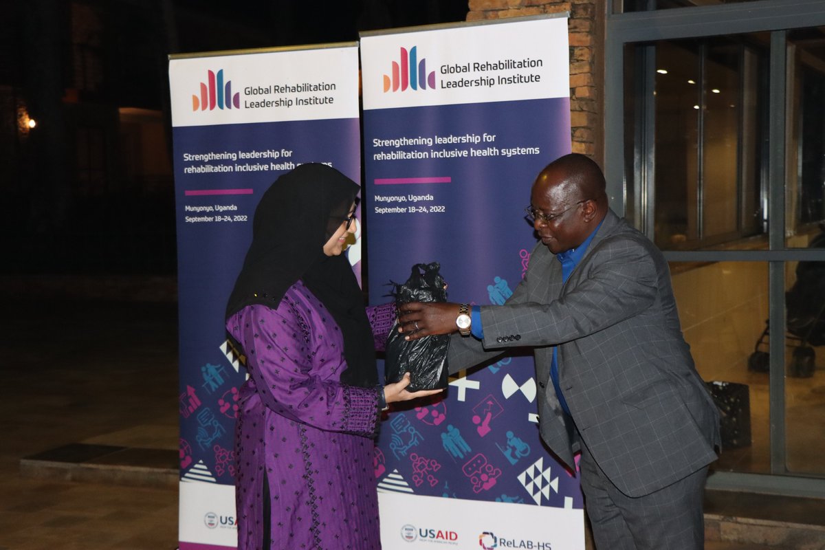 RelabHS's tweet photo. Thank you to the @ReLABHS_Uganda team, the @HopkinsINJURIES team, and all our participants for making the inaugural @GlobalRLI such a success! We look forward to building on this partnership for future #GRLI offerings! #GRLI2022 #Rehabilitation #Leadership #CapacityBuilding https://t.co/3J018Uu0Oi