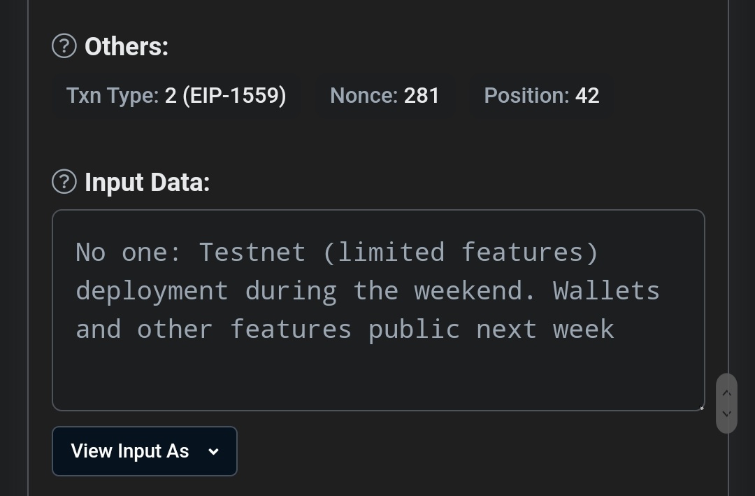 $NoOne dev is progressing the NoOne L0 #Blockchain

The first set of features will be rolling out in the coming days

Stay tuned

#NoOneChain #NoOne #Testnet #MobileWallet
