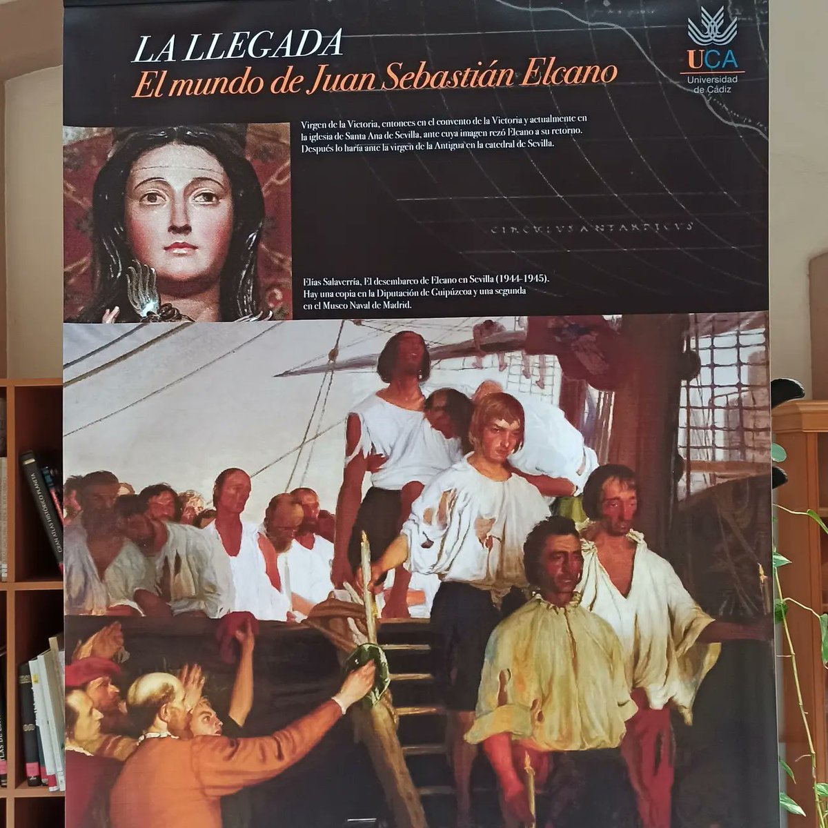 🎯 #Expo "El mundo de Juan Sebastián Elcano" 👇

📝 No dejes de visitarla en la Biblioteca del Humanidades de la Facultad de Filosofía y Letras de la <a href="/univcadiz/">Universidad de Cádiz</a> 

<a href="/UCA_FILOSOFIA/">UCA_Filosofía</a> <a href="/BiblioUCA/">Biblioteca UCA</a>