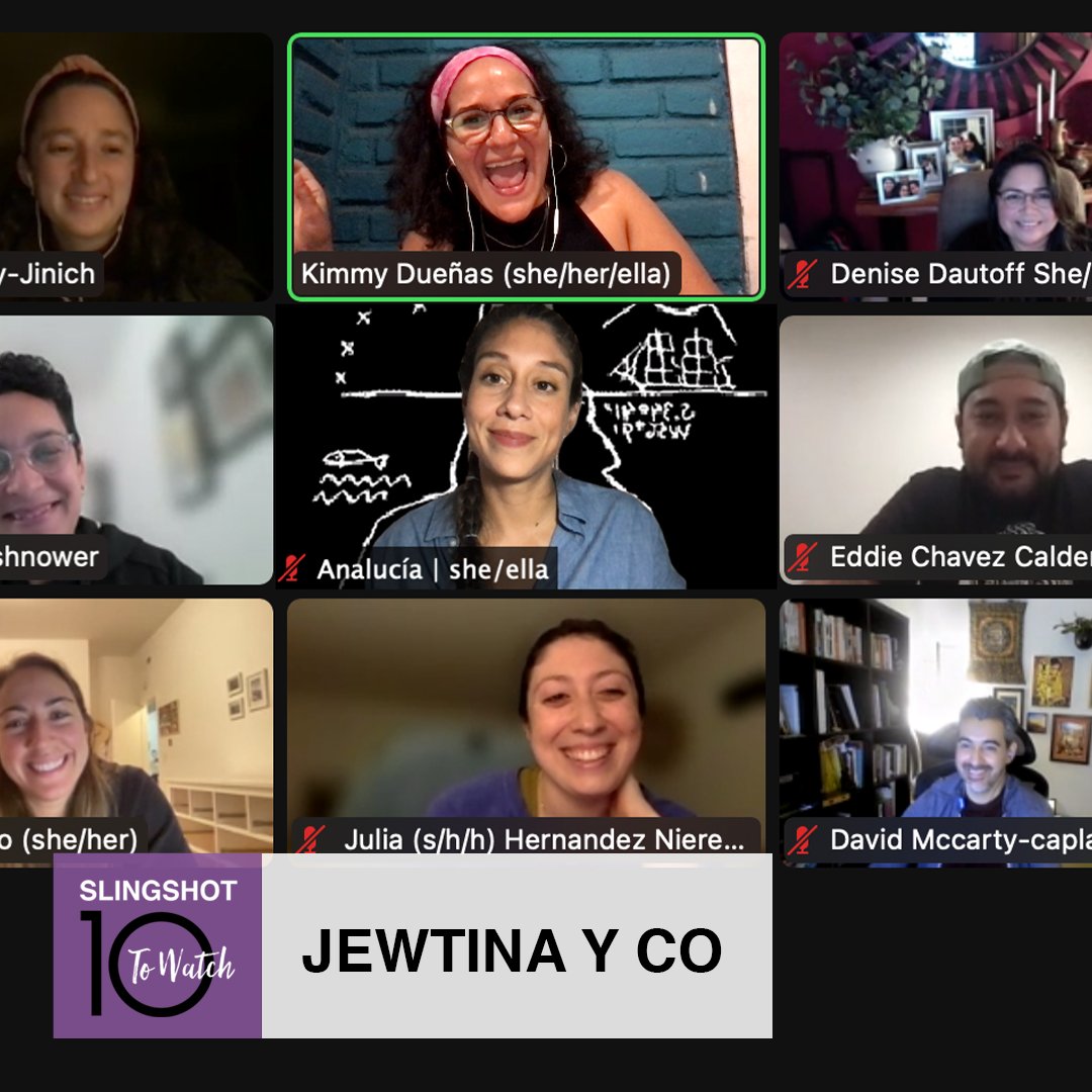 SlingshotFund's tweet photo. Join us at 1:00 pm ET for a Facebook Live conversation with @jewtinayco, part of our ongoing #TenToWatchTuesday series. We’ll be talking about Latin-Jews, who they are, their history, & Jewtina’s mission to nurture & lift up this community.
#TentoWatch #JewishInnovation https://t.co/3SjfGCVP1s