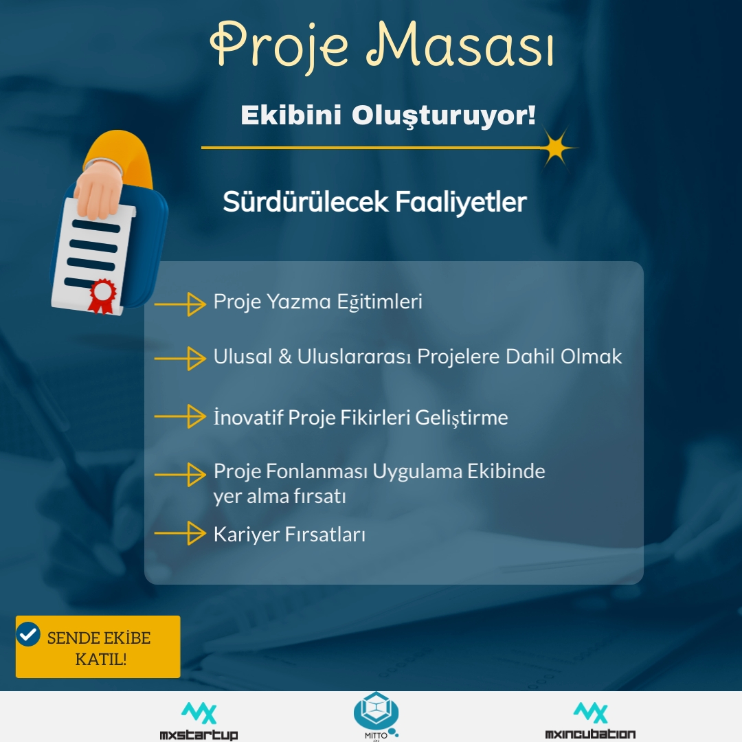 mxstartup_mx's tweet photo. Proje Masası Ekibini Oluşturuyor!

Sadece Marmara Üniversitesi öğrencilerine açık olan Mxstartup Proje Masası'nın, bir parçası olmak, eğitimlerden, etkinliklerden ve bu eşsiz ağdan faydalanmak istiyorsan;

Aşağıdaki formu doldur ve gönder!

Başvuru Formu: https://t.co/83exhJrqli https://t.co/FYZSIOfesN