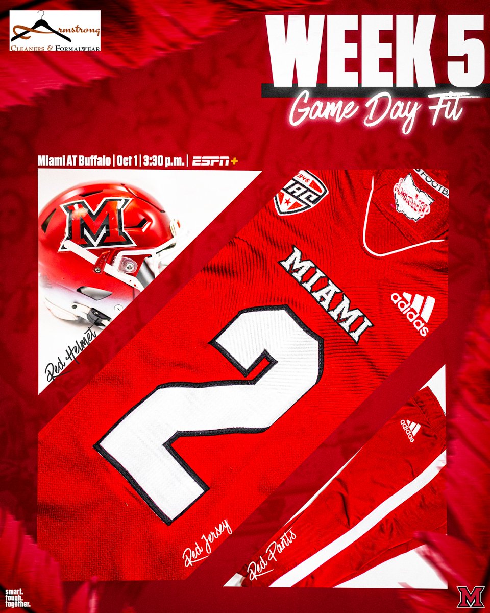 🔴🔴🔴ALL RED EVERYTHING🔴🔴🔴 Take a look at our week 5 uniform brought to you by Armstrong Cleaners and Formalwear! #RiseUpRedHawks | 🎓🏆