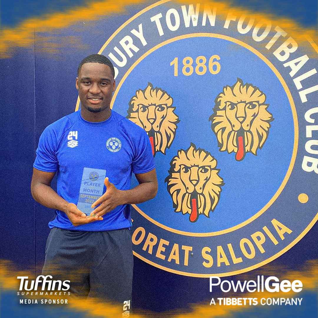 shrewsburytown's tweet photo. 🏆 | Your Shrewsbury Town Player of the Month for September, sponsored by PowellGee, is Christian Saydee!

Congratulations, @csaydee101! 🎉

🔷🔶 #Salop https://t.co/VGmJaguJlV