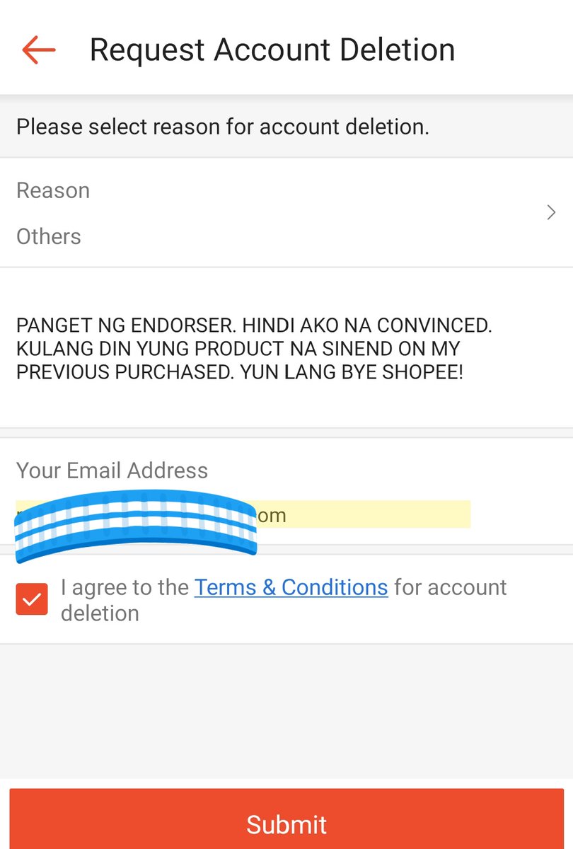 Rocking61648322's tweet photo. Bye! #BoycottShopee https://t.co/QWKAxEJdHd